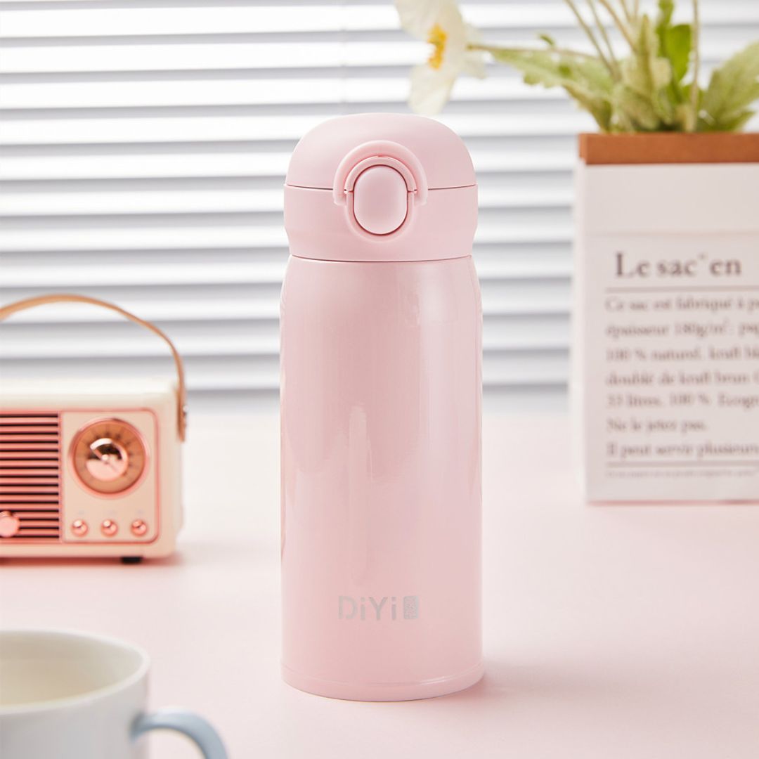 Blue Stylish Lightweight Travel Thermos with Long-Lasting Insulation, , large