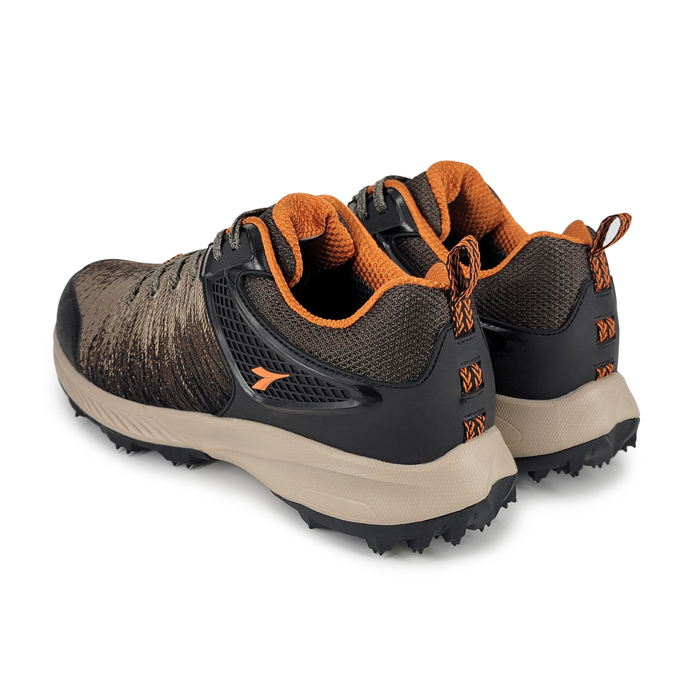 DIADORA迪亞多那 雙重防潑水越野鞋 男運動鞋 男鞋 登山鞋 透氣 排濕 強韌 梭織 吸震 減壓 防滑 咖啡 黑綠, , large