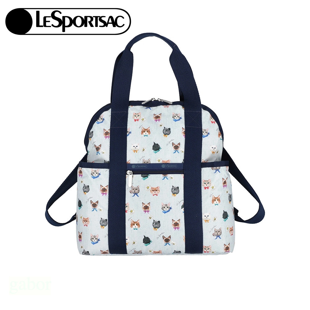 LeSportsac Double Trouble Backpack 手提兩用 後背包 媽媽包 送禮-晴空貓語