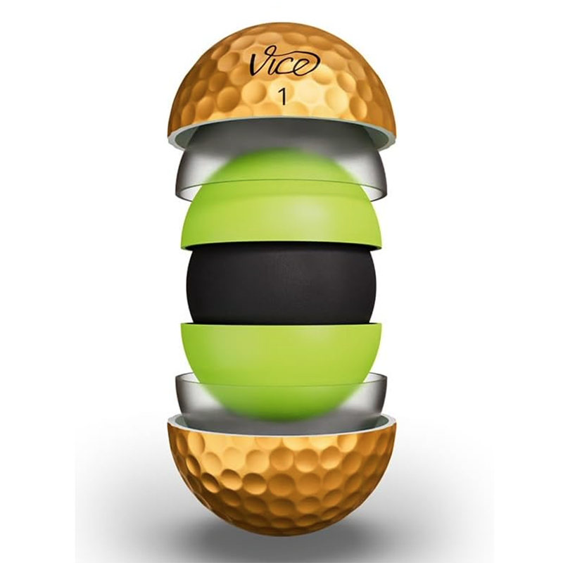 Vice Pro Plus Golf Balls - Gold (12/DZ), , large