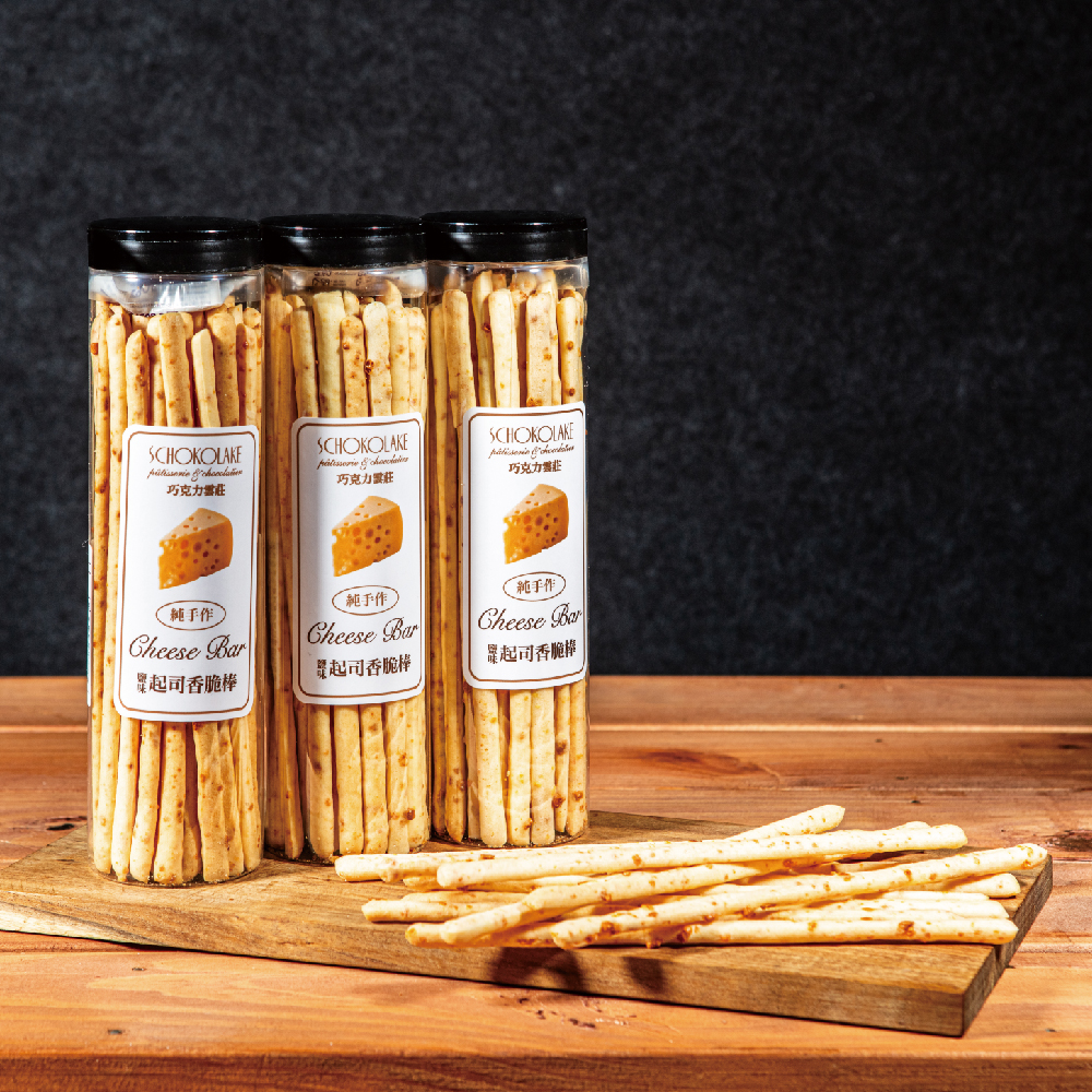 [巧克力雲莊]鹽味起司香脆棒100g