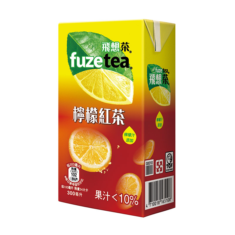 Fuze Tea Black Tea with Lemon 300ml, , large