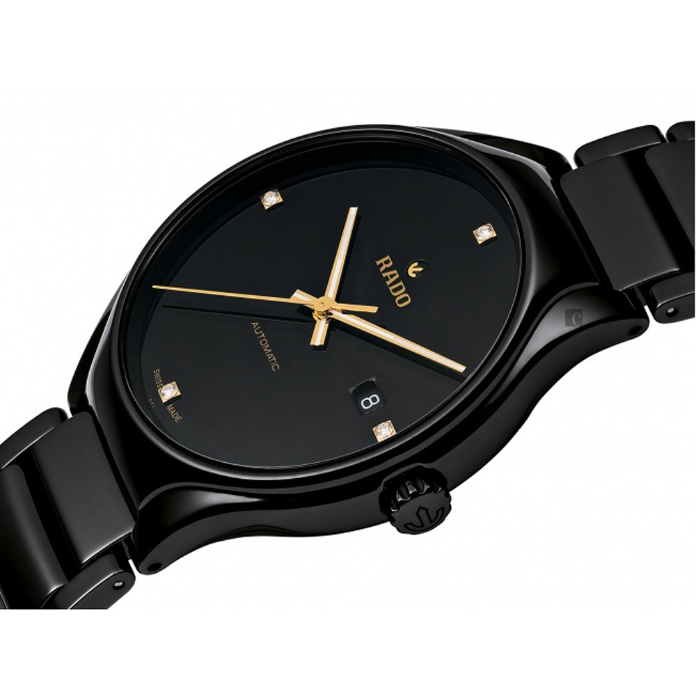 RADO 雷達 True真系列鑽石自動機械腕錶-40mm R27056712, , large