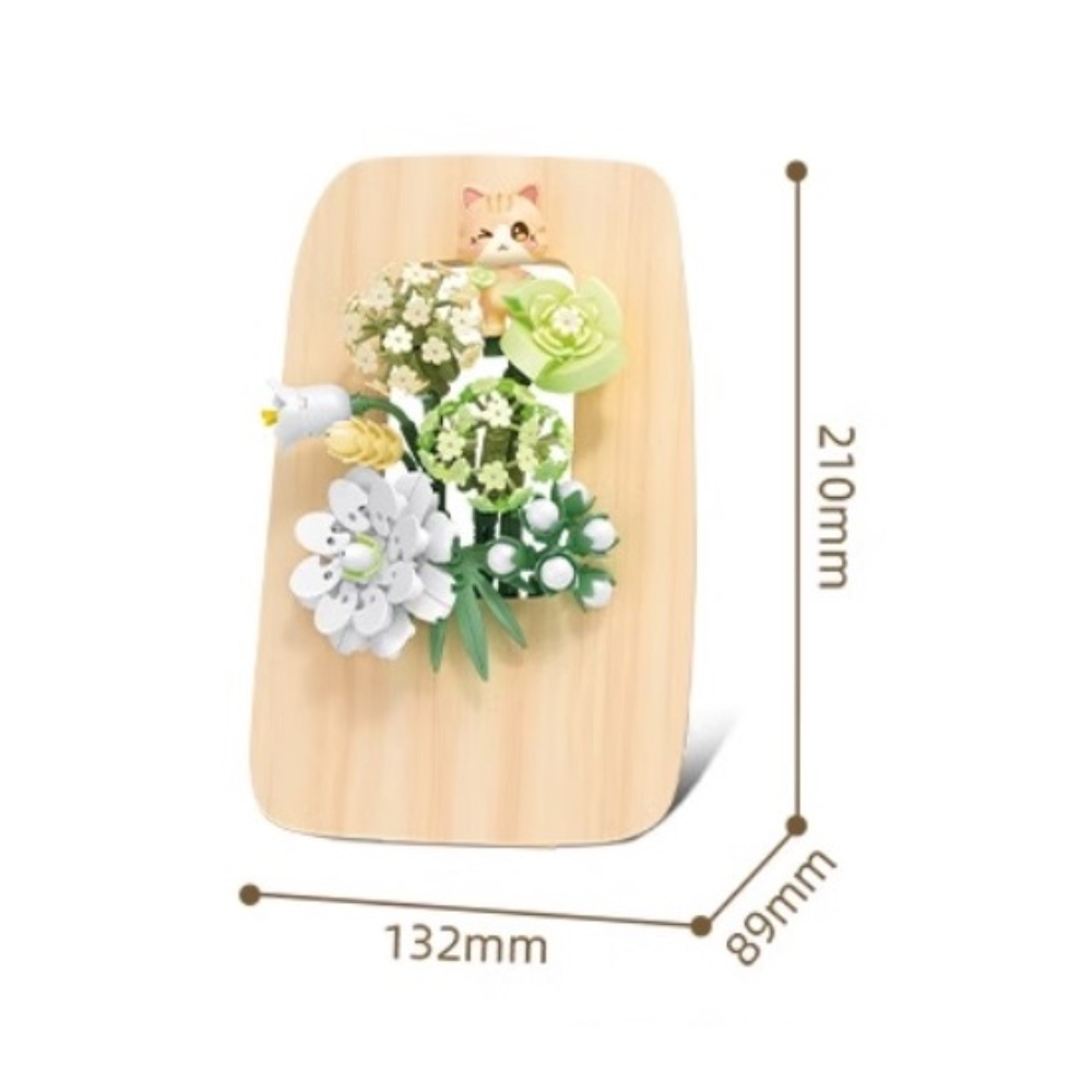 [積木共和國] 【森寶】611085 椿嶼貓尋(益智拼裝積木), , large