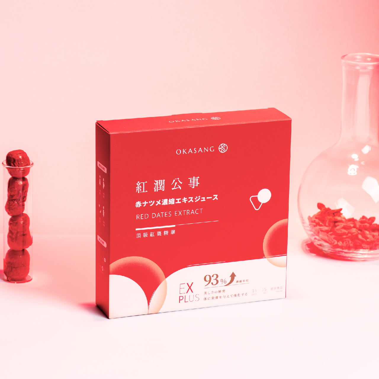 [日進生技]O卡桑紅潤公事_頂級紅棗精華 ｜ 100%純天然食材 (15ml/15包), , large