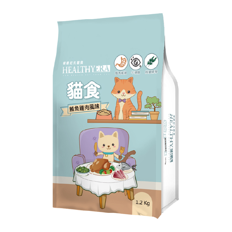 健康紀元貓食-鮪魚雞肉風味1.2Kg, , large