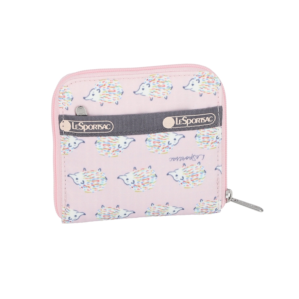 |快速出貨|Lesportsac Compact Zip Wallet 極簡輕薄錢包 - 北國小刺蝟, , large