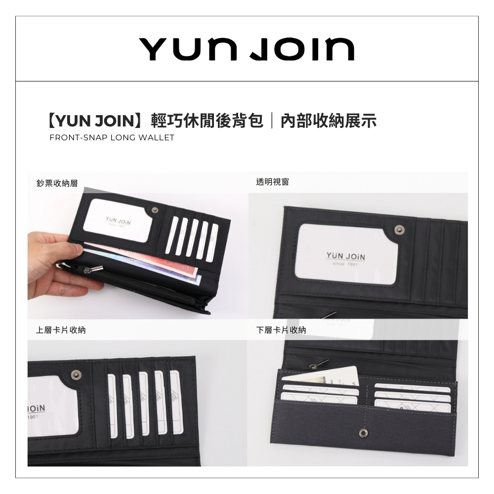 【YUN JOIN】GENT系列-前扣長夾-紳士藍 質感 紳士 錢包 皮夾 長夾 七夕 情人節 畢業 禮物, , large