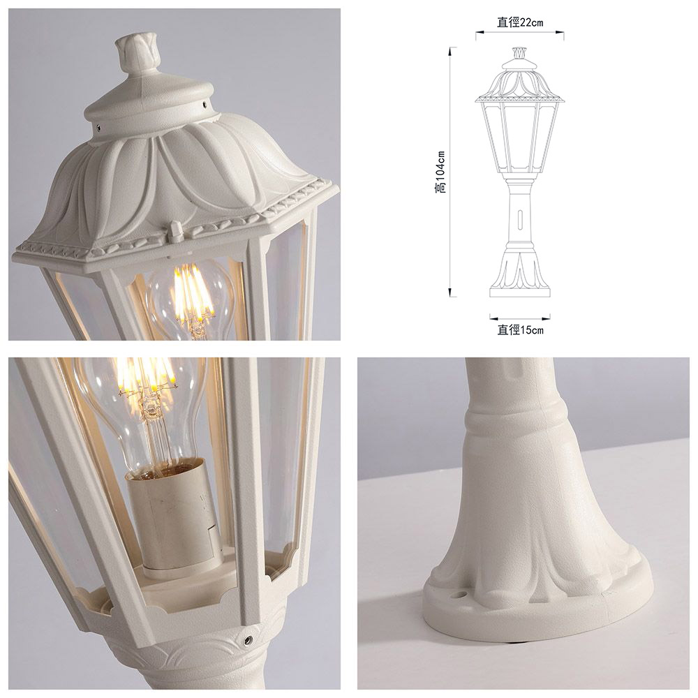 【卡米達】E27戶外庭園步道燈(CA1031F75WH), , large
