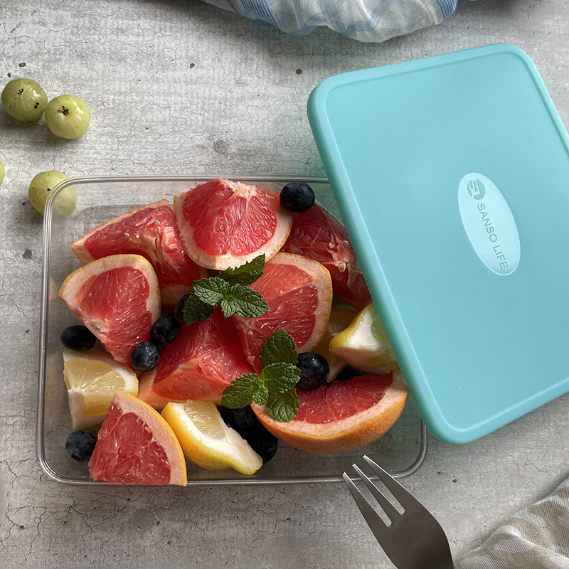 【SANSO LIFE】TPU/TRITAN 晶透保鮮盒 700ml, , large