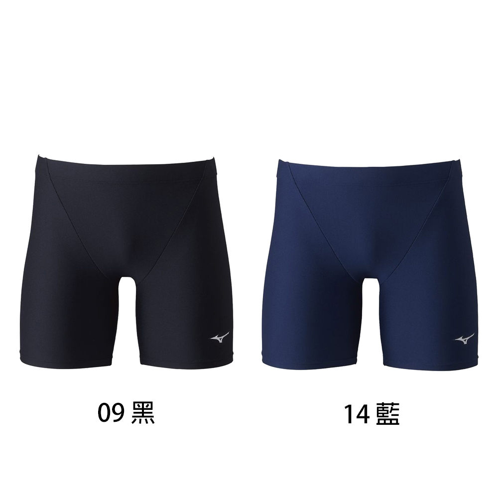 MIZUNO SWIM BASIC 男泳褲 黑色 藍色 彈性纖維 素面泳褲 N2MBAA01 23FWO 【樂買網】, , large