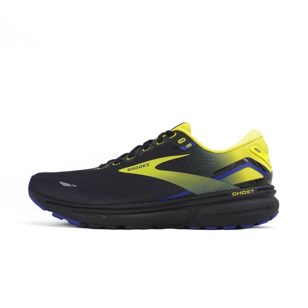 Brooks Ghost 15 男 慢跑鞋 運動 路跑 馬拉松 透氣 柔軟 緩震 黑 黃 [1103931D063], , large