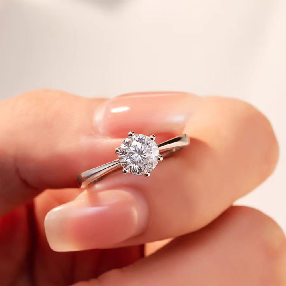 【CITY STAR】IGI Classic Six-Prong 1-Carat Diamond Ring (D/VVS and above/3EX), , large