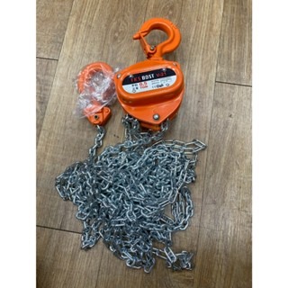 WIN五金 FKS BOST FKS-V21 <1T*3M> 迷你強力型手拉吊車 手動絞盤 手動葫蘆 手搖吊車 手動鍊條吊車 電動吊車, , large