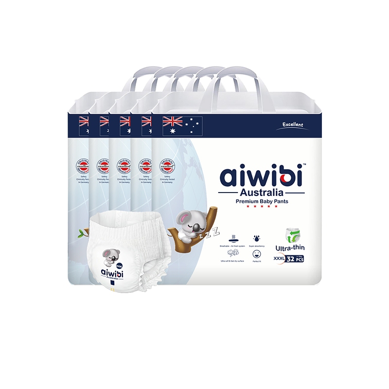 Aiwibi 愛薇彼 零觸感瞬吸褲型紙尿褲 M(五包裝) 尿布 褲型 嬰兒紙尿褲 超薄透氣