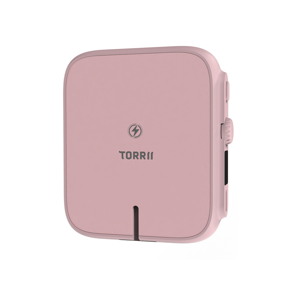 【TORRII】LUNA LED Magnetic Portable Wireless Power Bank Pink
