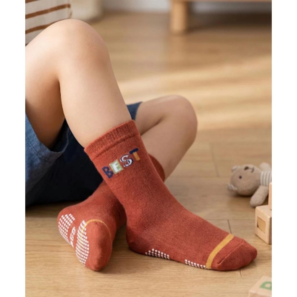 凱美棉業｜8雙組 純棉止滑童襪 童趣森林款 動物童襪 卡通童襪 可愛襪 男童女童襪 17-21cm, , large