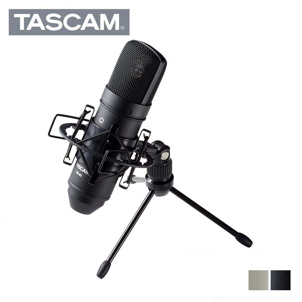 TASCAM TM-80 電容式麥克風套裝組 黑色銀色 兩色【敦煌樂器】, , large