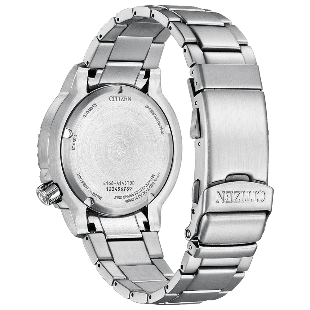 CITIZEN 星辰 PROMASTER 珍珠灰 光動能200米潛水錶 BN0167-50H, , large
