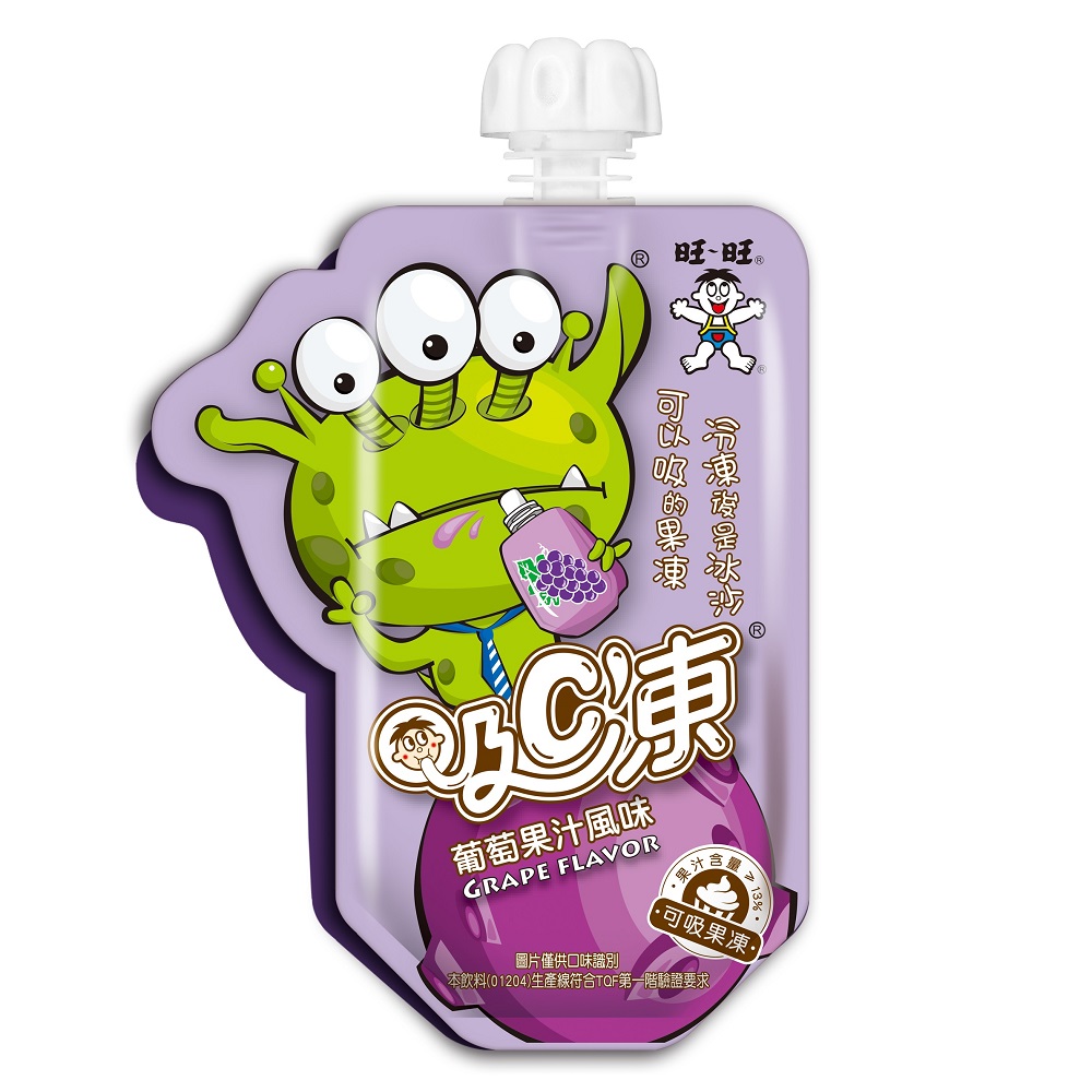 WANT WANT fruit jelly Grape flavor, , large