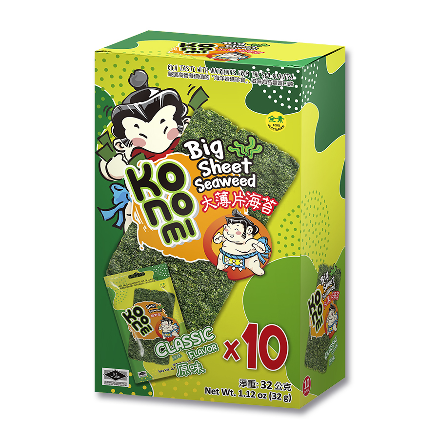 Crispy Seaweed Big Sheet Classic Flavor