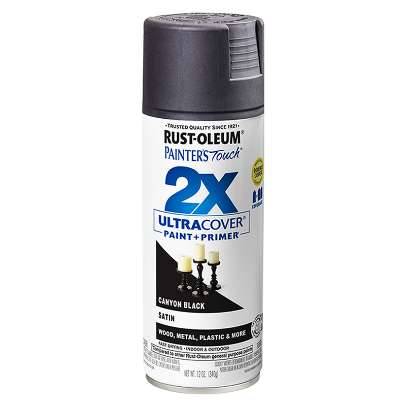 2X SPRAY BLACK