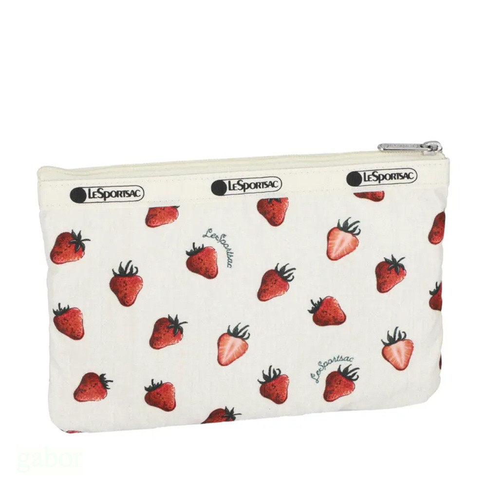 LeSportsac 3-zip Cosmetic 三層拉鍊化妝包 -莓果輕舞, , large