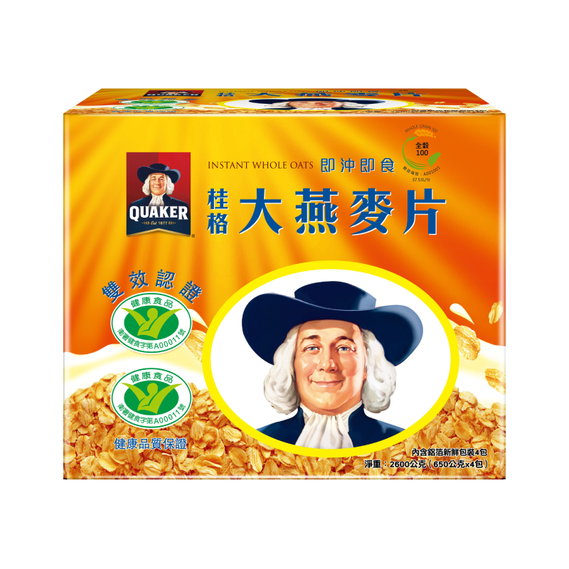 桂格即食大燕麥片2600g