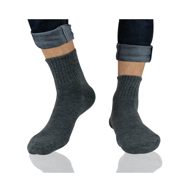 【BVD】1/2學生男襪<黑>B238 男襪 襪子 短襪, , large