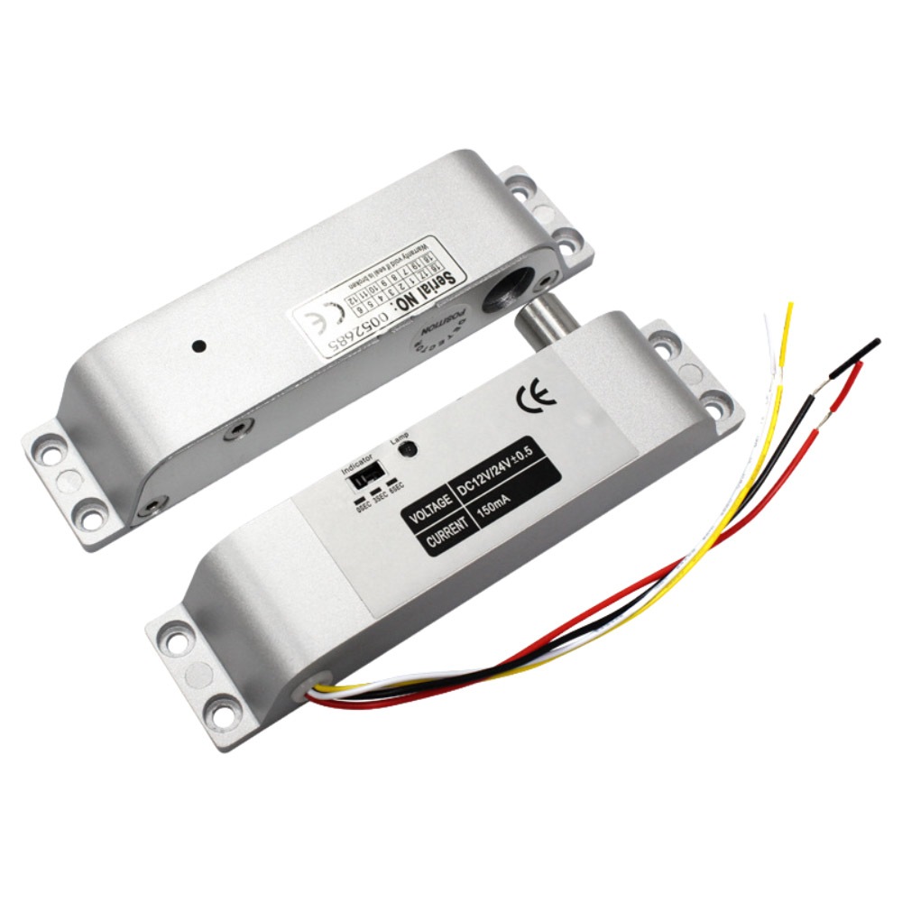 Surface-mounted access control lock with anode (power off unlocking), , large