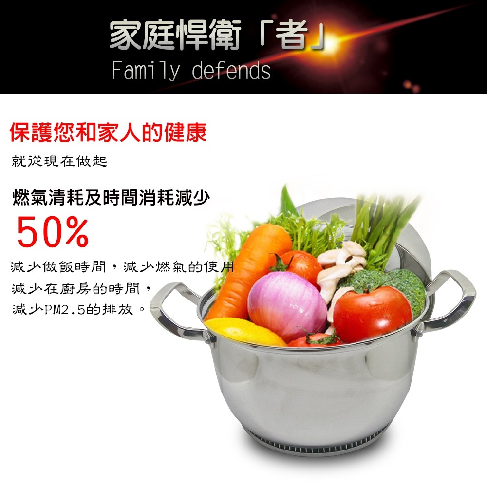 GS MALL 節能速熱蒸鍋/304/不銹鋼/蒸鍋/24cm/節能鍋/節能/速熱/蒸鍋, , large