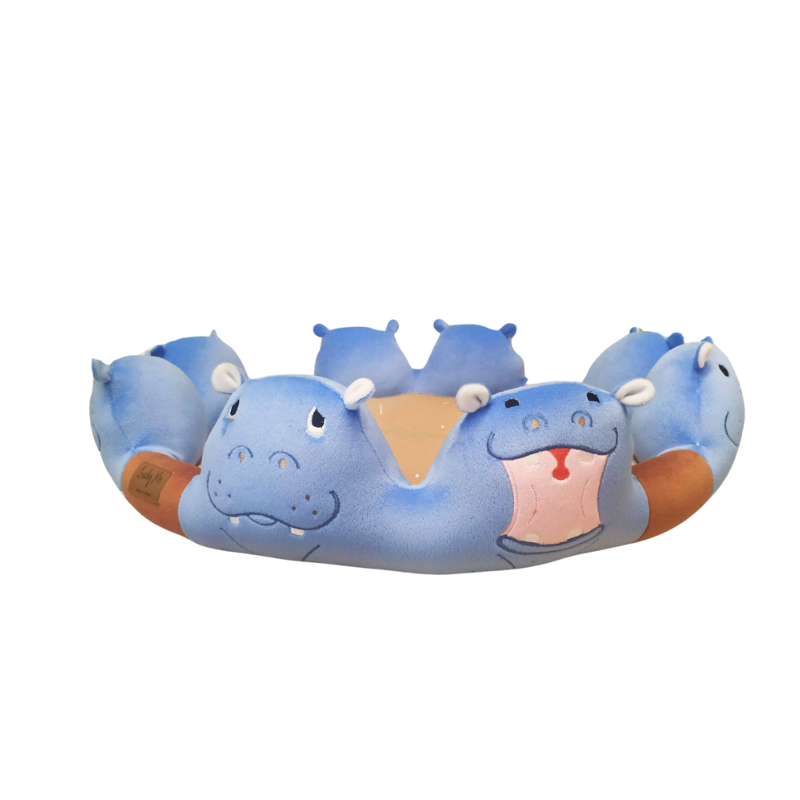 Pet bed with cute animal theme, , large