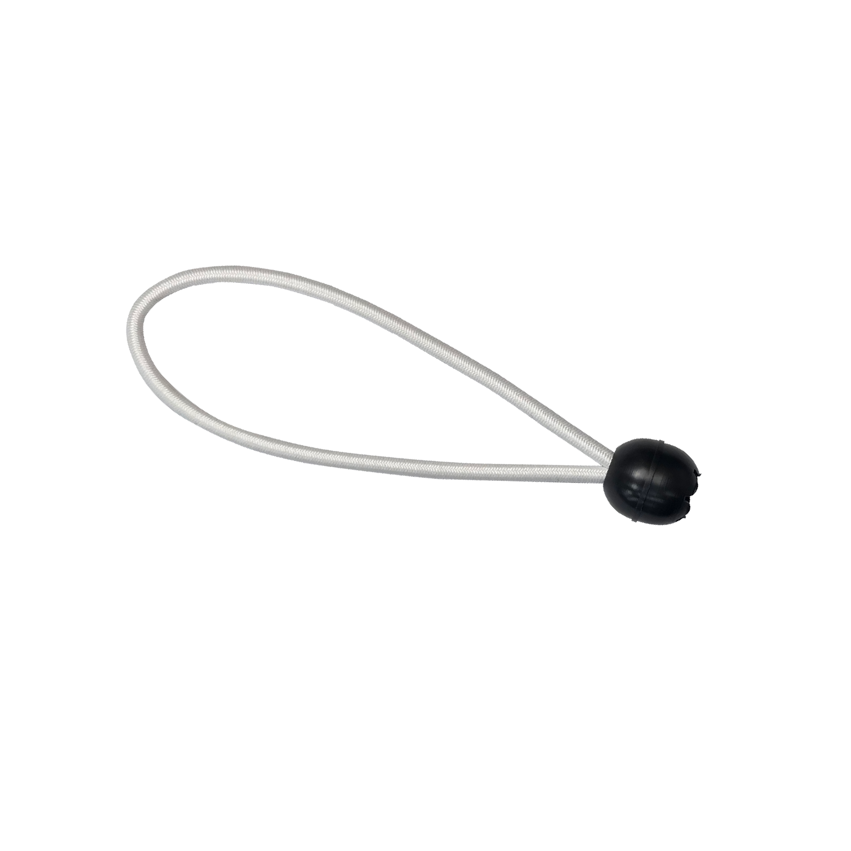 【振盛塑膠】球頭彈力繩/白色款, , large