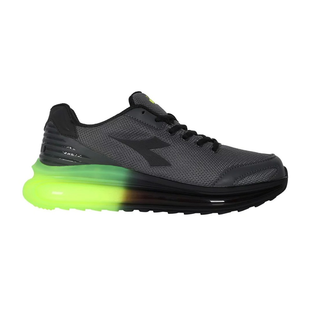 DIADORA迪亞多那 專業避震慢跑鞋 男運動鞋 男鞋 寬楦 透氣 舒適 保護後跟 吸衝 反彈 反光 黑藍銀 灰黑綠, , large