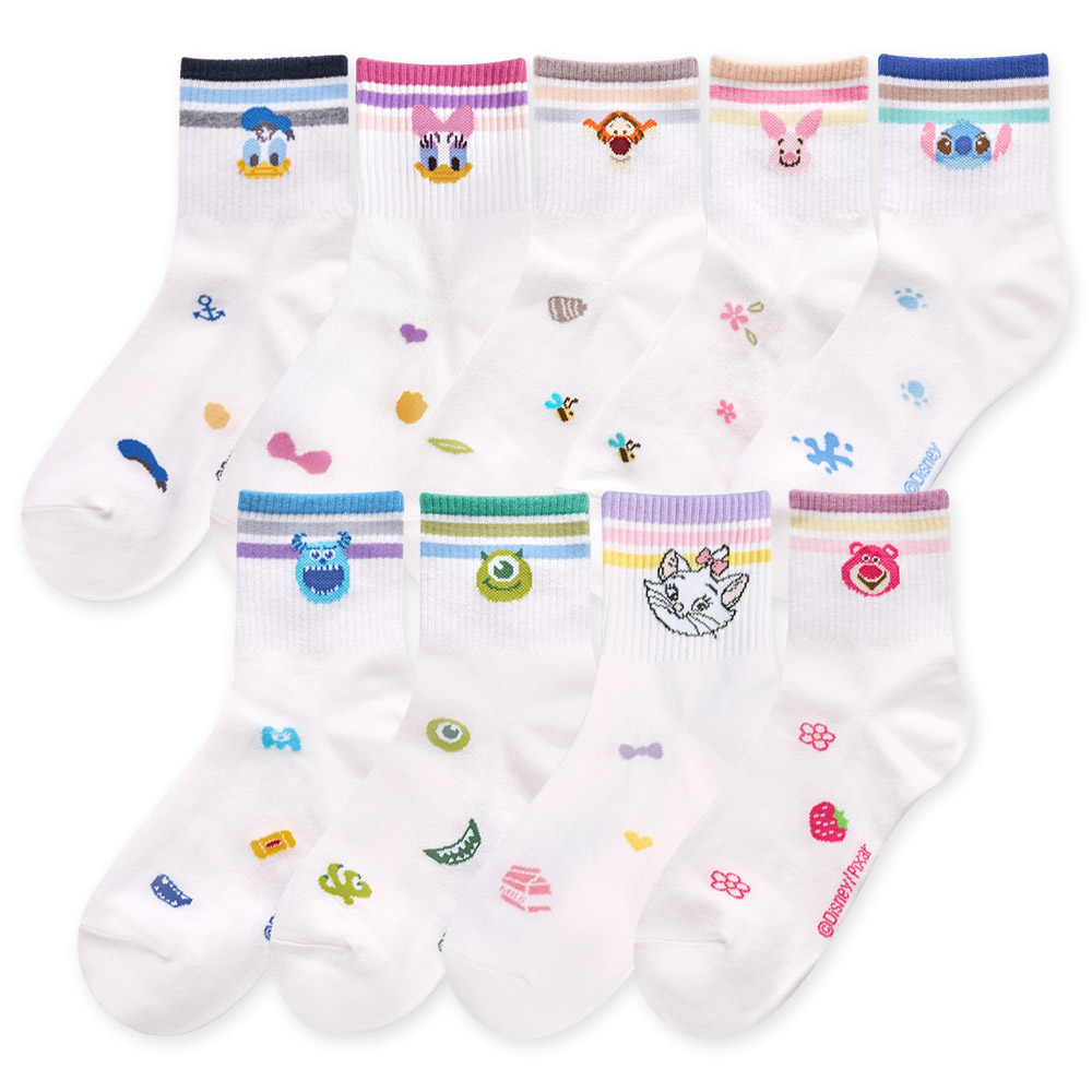 (多款)Disney 迪士尼趣味系列中統襪【旺達棉品】DS-A302, , large