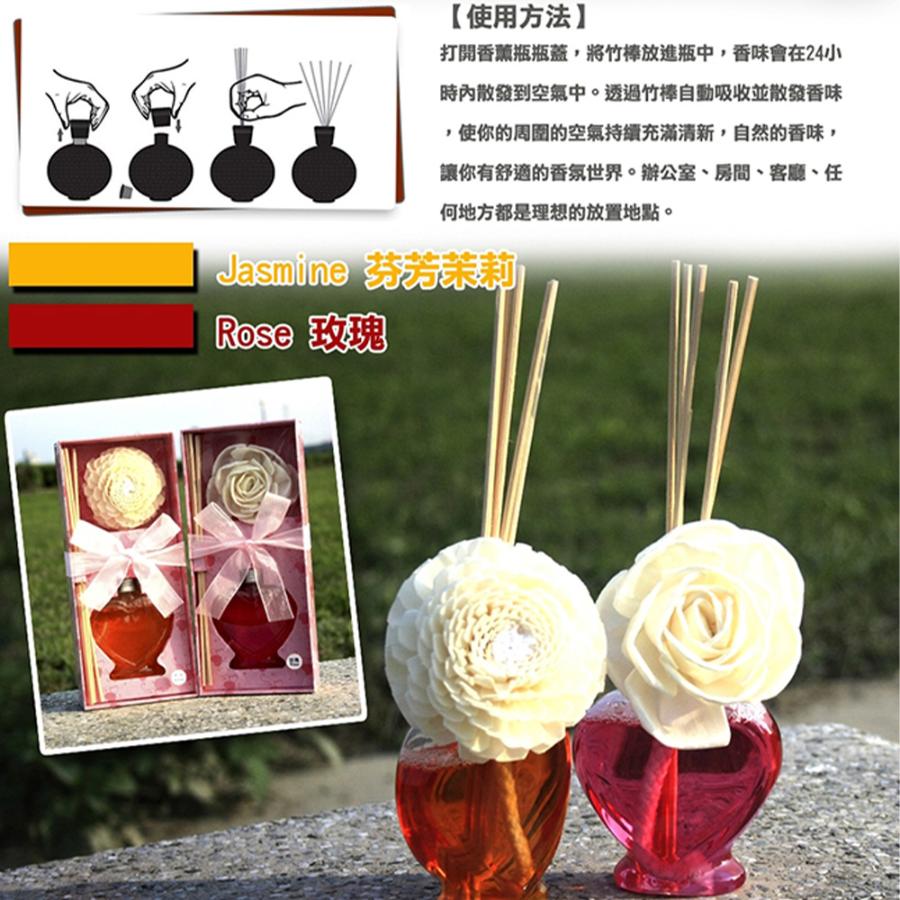 GS MALL 台灣製造 心型擴香精油瓶 精油瓶 香薰花精油瓶 情人節精油瓶 心型瓶精油 香氛瓶 擴香瓶 香氛精油瓶, , large