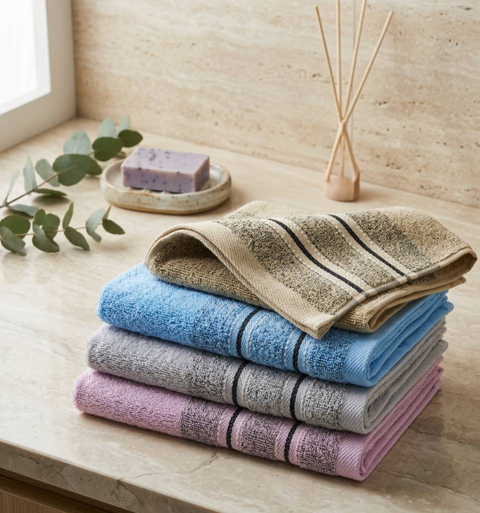  12 in the group, random and excellent, MIT made in Taiwan, high quality 100% pure cotton 22 liang European color towels, , large