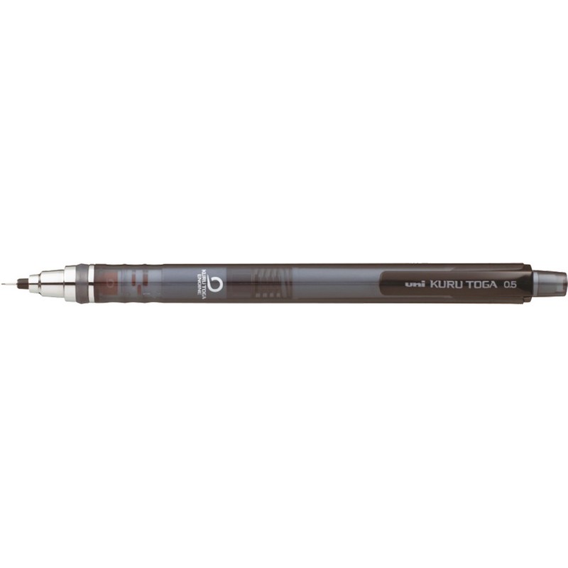 Uni Kuru Toga M5-450 Auto Pencil 1Pcs, 黑色, large