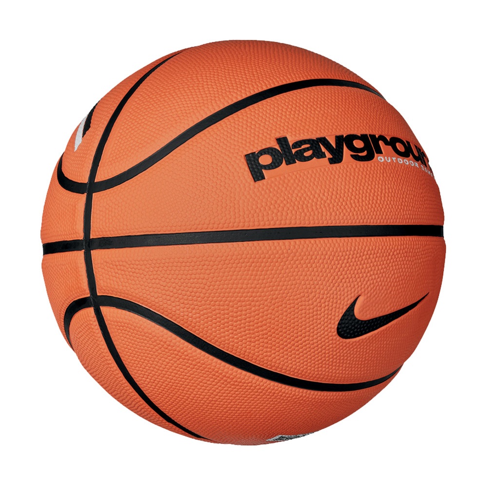 NIKE EVERYDAY PLAYGROUND 8P 7號球 籃球 比賽 訓練 運動 戶外 耐磨 控球精準 黑綠 琥珀, 琥珀*新款, large