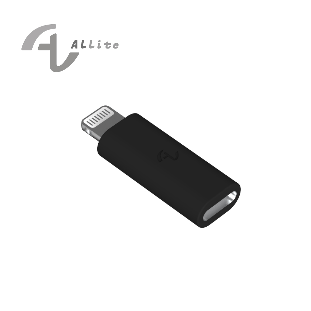 [OneMore Co., Ltd.] Allite USB-C to Lightning Adapter Deep Black, , large