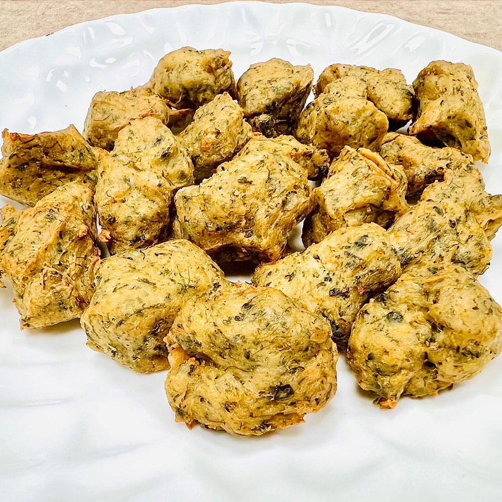 【如意生技】純素滸苔燒排香酥塊兩種平均共6包(600g/包〉(免運費), , large