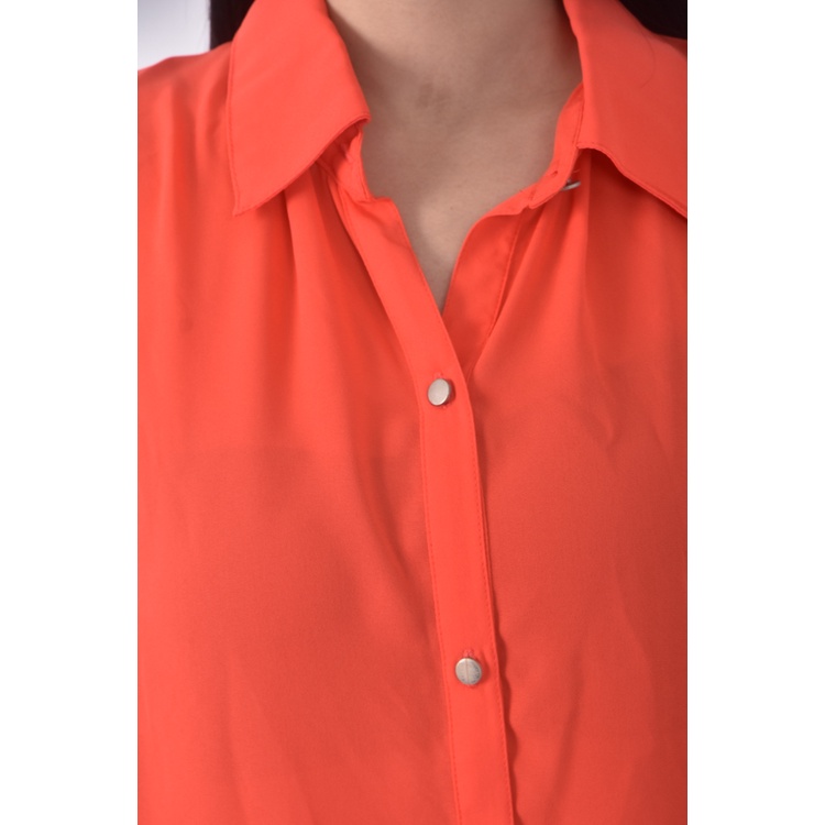 (L) moma質感無袖紅色上衣二手衣, , large