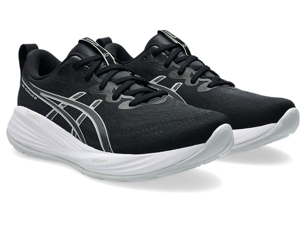 [秉宸] ASICS GEL-CUMULUS 27 (4E) 慢跑鞋 黑白 1011B980-002, , large