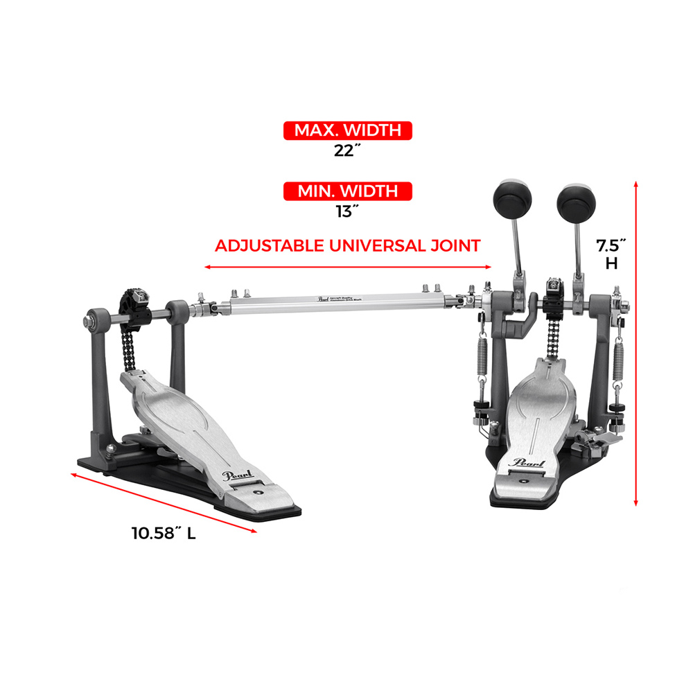 Pearl P-1030R 單踏 紅款 ELIMINATORSOLO, , large