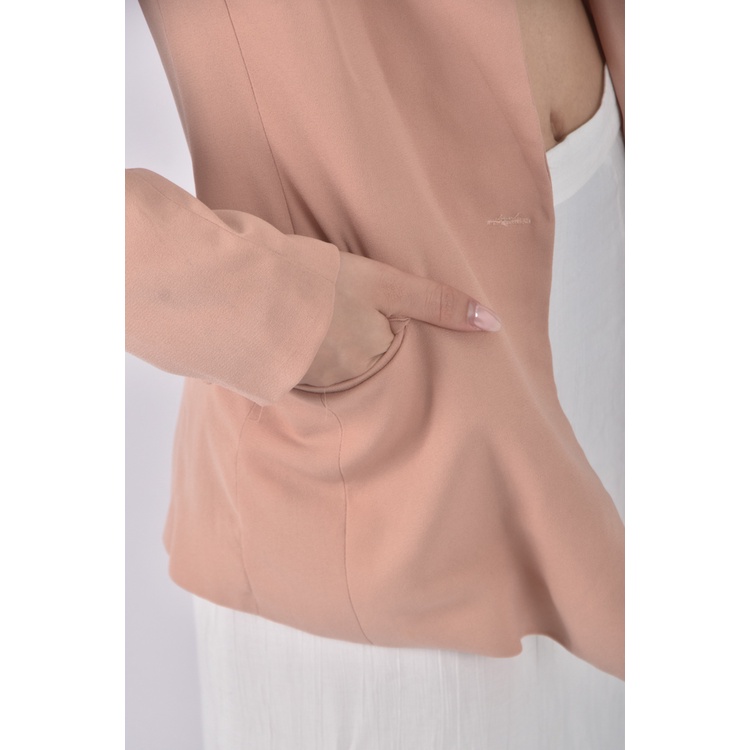 (S) gold rush質感棉質杏色外套二手衣, , large