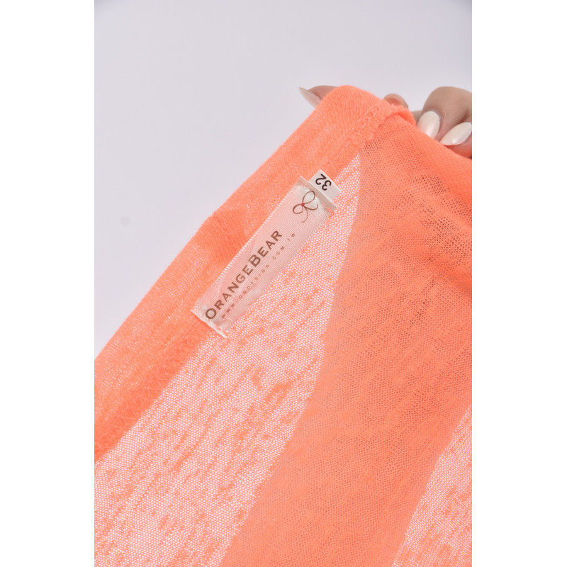 (S) orangebear質感銀光橘色外套二手衣, , large