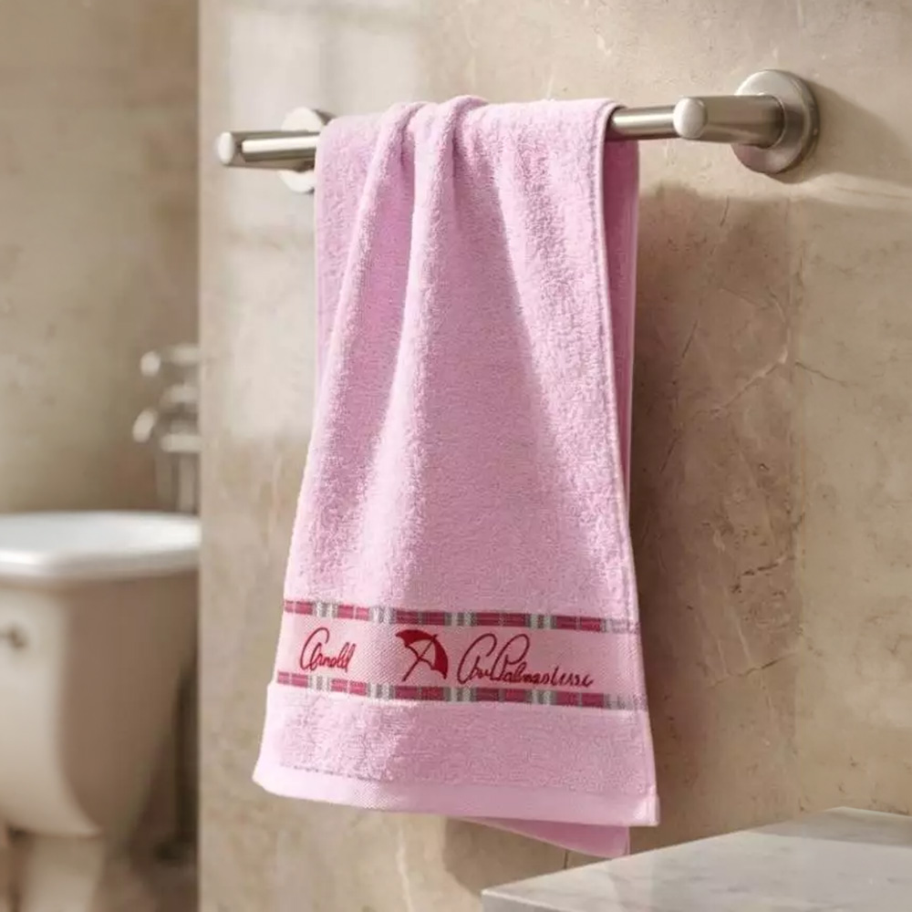 凱美棉業 | MIT台灣製 雨傘牌 淺色提花logo 厚實純棉吸水毛巾, , large