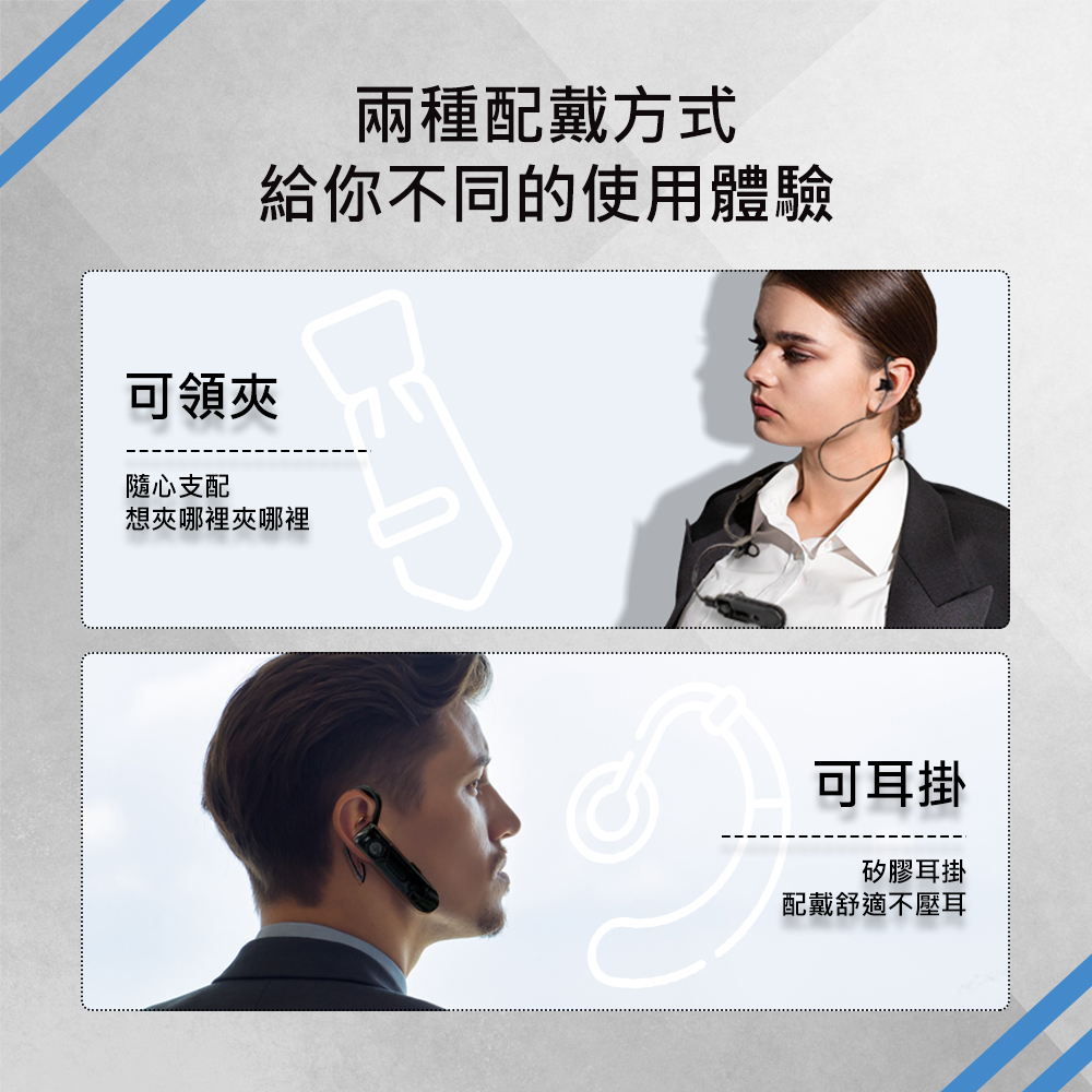 【HANLIN】-TLKA27 迷你觸控式耳掛無線電對講機 無線電耳機 高品質 對講機耳機 麥克風 耳勾 特勤空導 超耐用, , large