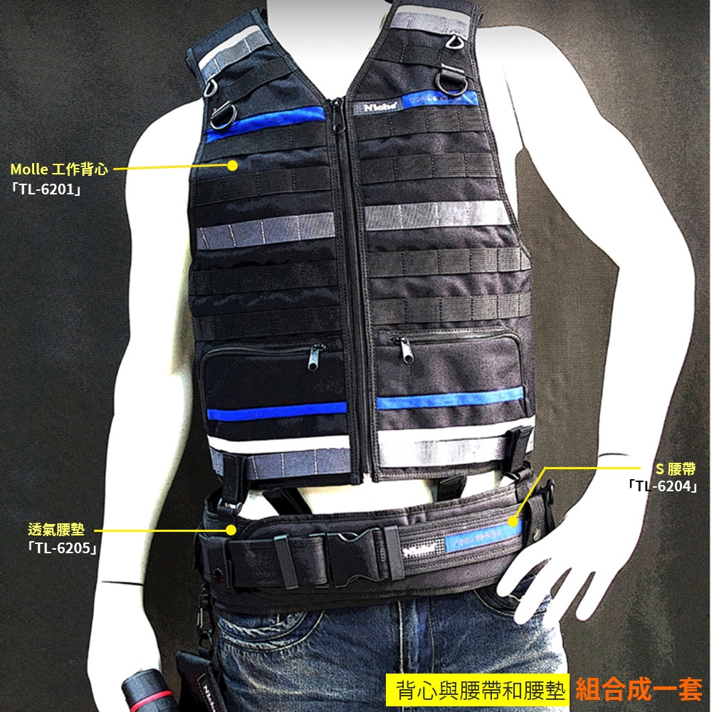 【Niche 樂奇】工作護腰墊  減壓護腰墊 舒適腰墊 分散重量  TL-6205, , large