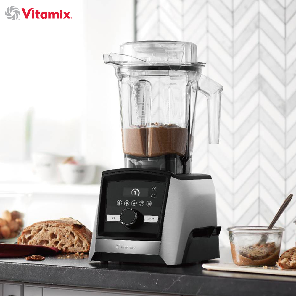 【美國Vitamix】Ascent領航者全食物調理機 智能x果汁機 尊爵級-A3500i-髮絲銀(官方公司貨)-陳月卿推薦, , large